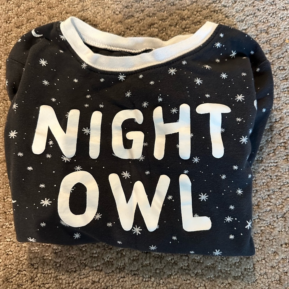 Carter’s “Night Owl” pajama set